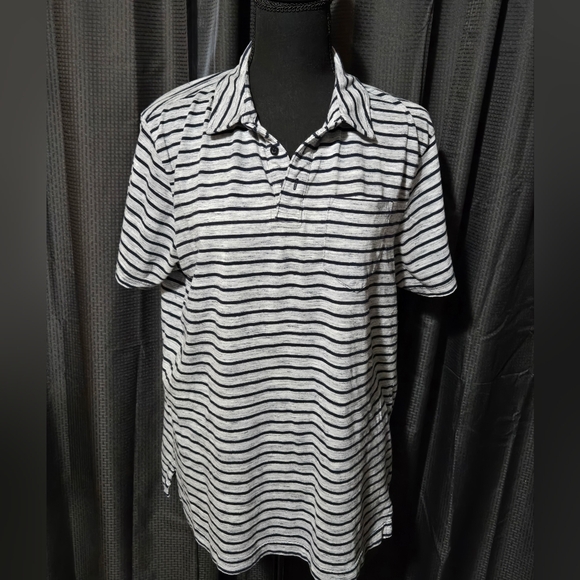 Men's Cape Juby striped polo size large - Picture 1 of 3